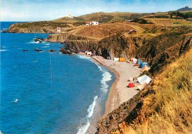 / CPSM FRANCE 66 "Argelès  sur Mer, la crique au pied des Albères"