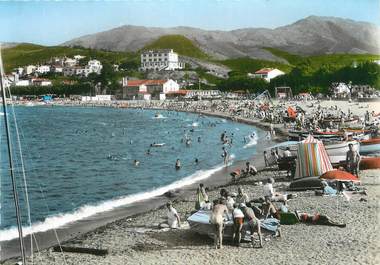 / CPSM FRANCE 66 "Banyuls sur Mer, vue sur la plage"