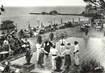 / CPSM FRANCE 66 "Banyuls sur Mer, danseurs catalans pris sur la terrasse de l'hôtel Miramar"