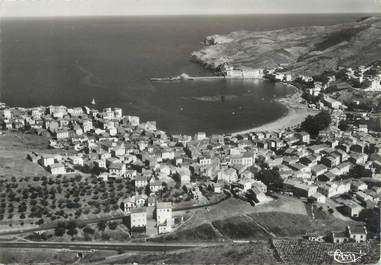 / CPSM FRANCE 66 "Banyuls, vue générale aérienne"