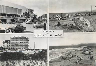 / CPSM FRANCE 66 "Souvenir de Canet Plage"