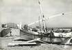 / CPSM FRANCE 66 "Canet Plage, la plage, barque Catalane"