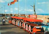 66 PyrÉnÉe Orientale / CPSM FRANCE 66 "Canet Plage, le petit train sur la promenade"