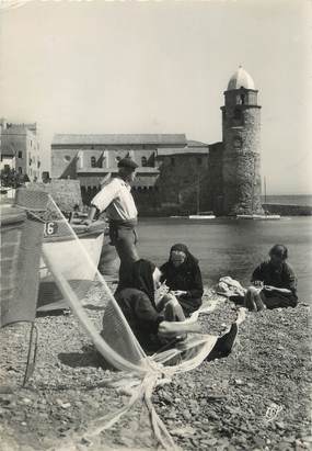 / CPSM FRANCE 66 "Collioure, le clocher de l'église"