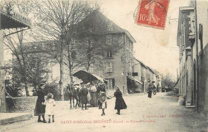 / CPA FRANCE 38 "Saint Siméon de Bressieux, usines Girodon"