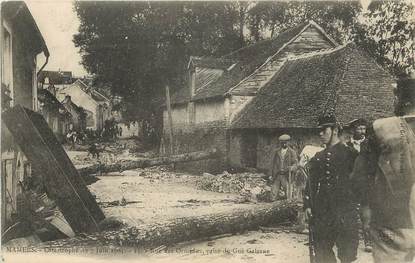 CPA FRANCE 72 "Mamers, catastrophe du 7 juin 1904, rue des Ormeaux"