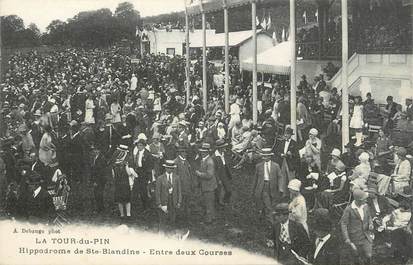 / CPA FRANCE 38 "La Tour du Pin, hippodrome de Sainte Blandine"