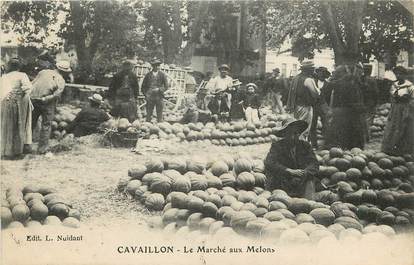 CPA FRANCE 84 "Cavaillon, le Marché aux Melons"
