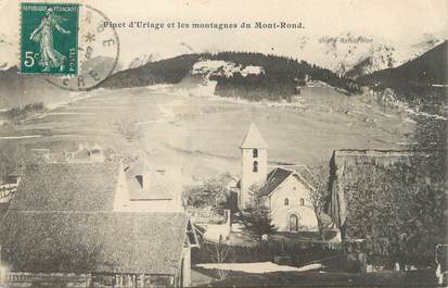 / CPA FRANCE 38 "Pinet d'Uriage et les montagnes du Mont Rond"