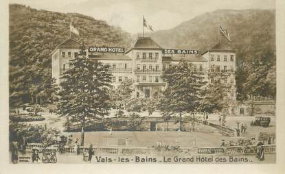 CPA FRANCE 07 "Val les Bains, le Grand Hotel des Bains"