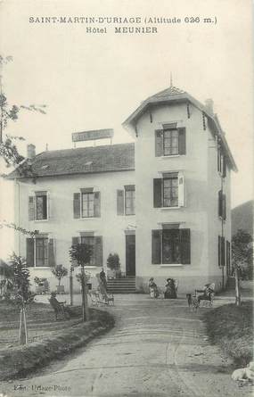 / CPA FRANCE 38 "Saint Martin Martin d'Uriage, hôtel Meunier"