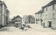 38 Isere / CPA FRANCE 38 "Saint Martin d'Uriage, la place et la mairie"