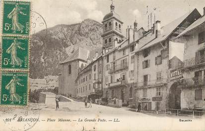 CPA FRANCE 05 "Briançon, Place Méanne, la Grande Poste"