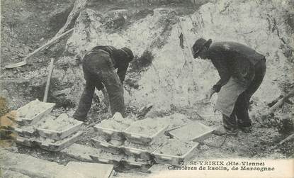 CPA FRANCE 87 "Saint Yrieix, les carrières de kaolin"