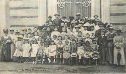 / CPA FRANCE 38 "Ville sous Anjou, septembre 1908"