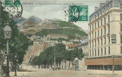 CPA FRANCE 38 "Grenoble, le Cours Saint André"