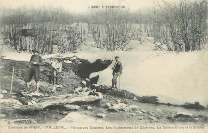 / CPA FRANCE 38 "malleval, plateau des Coulmes"