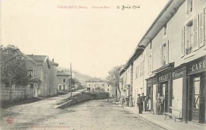 / CPA FRANCE 38 "Varacieux, grande rue"