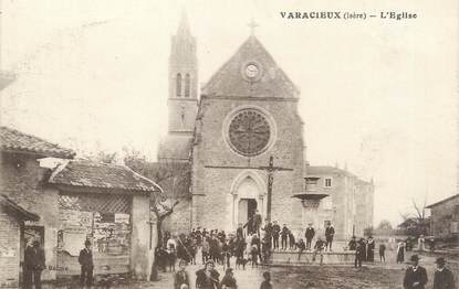 / CPA FRANCE 38 "Varacieux, l'église"