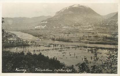 / CPSM FRANCE 38 "Veurey, inondations du 21 octobre 1928"