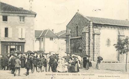 CPA FRANCE 87 "Bussière poitevine, fête de l'Assomption"