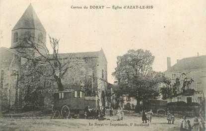 CPA FRANCE 87 "Canton du Dorat, Eglise d'Azat le Ris"