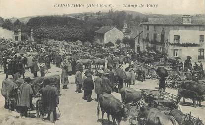 CPA FRANCE 87 "Eymoutiers, le champ de foire"