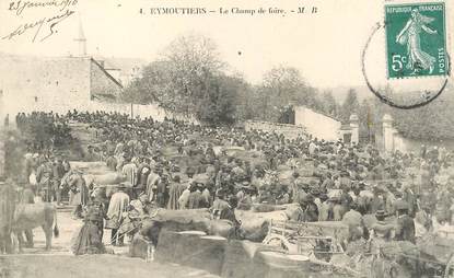 CPA FRANCE 87 "Eymoutiers, le champ  de foire"