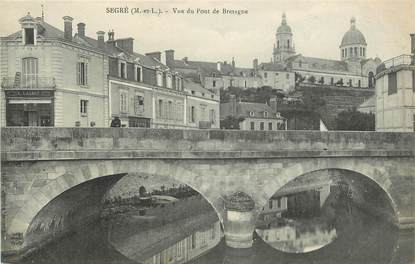 CPA FRANCE 49 "Segré, vue du Pont de Bretagne"