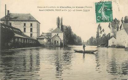 CPA FRANCE 86 "Usine de coutellerie de Chezelles par Cenon"