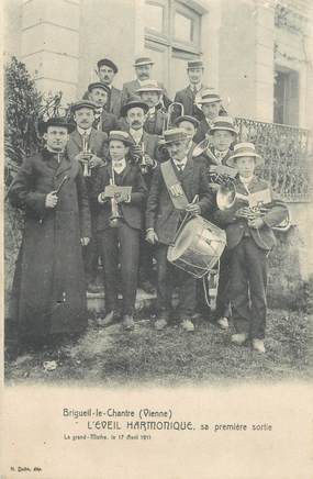 CPA FRANCE 86 "Brigueil le Chantre, l'Eveil Harmonique" / FANFARE