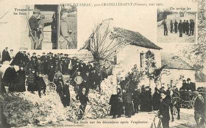 CPA FRANCE 86 "Crime d'Usseau près Chatellerault,  mai 1905"