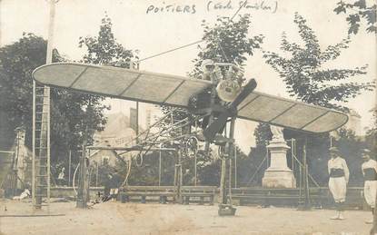 CARTE PHOTO FRANCE 86 "Poitiers" / AVIATION