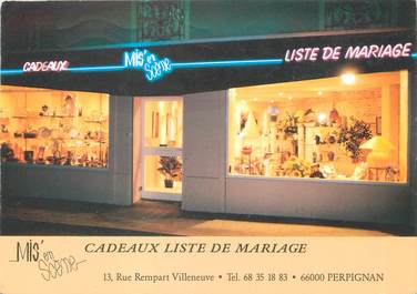/ CPSM FRANCE 66 " Perpignan, boutique Art de la Table"
