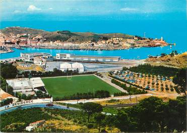 / CPSM FRANCE 66 "Port Vendres, vue générale" / STADE