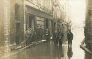 75 Pari CARTE PHOTO FRANCE 75005 "Rue des Bernardins, Inondations 1910"