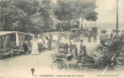 CPA FRANCE 85 "Noirmoutier, l'entrée du bois de la Chaize"