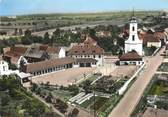 67 Ba Rhin / CPSM FRANCE 67 "Bindernheim, l'église et l'école"