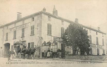 CPA FRANCE 26 "La Motte Chalençon, rue de l'Hotel du commerce""