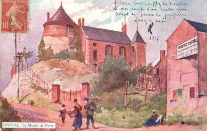 CPA FRANCE 80 "Ault Onival, le Moulin de Pierre"