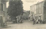 26 DrÔme CPA  FRANCE 26   "Chateauneuf de Galaure, la Place du Marché, Epicerie centrale"