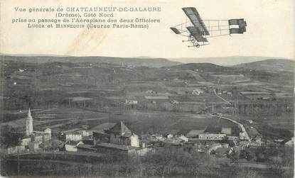 CPA  FRANCE 26   "Chateauneuf de Galaure, aviation"