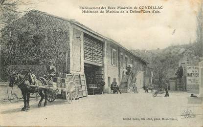 CPA  FRANCE 26  "'Etablissement des Eaux minérales de Condillac"