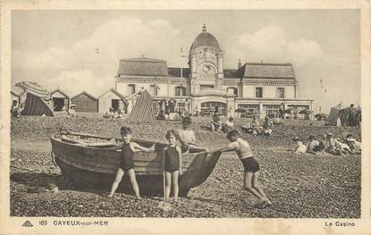 CPA FRANCE 80 "Cayeux sur Mer, le casino"