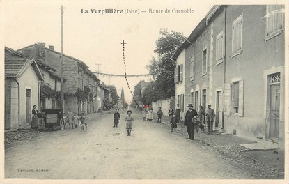 / CPA FRANCE 38 "La Verpillère, route de Grenoble"