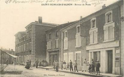  CPA  FRANCE 26  "'Saint Romain d'Albon, bureau de Poste"