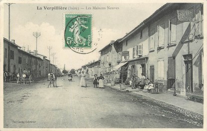 / CPA FRANCE 38 "La Verpillère, les maisons neuves"