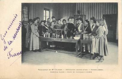 / CPA FRANCE 38 "Vienne, institution Jeanne d'Arc, pensionnat"