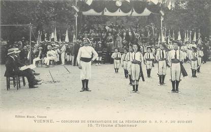 / CPA FRANCE 38 "Vienne, concours de Gymnastique de la fédération GSPF du Sud Est"