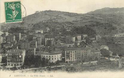 CPA FRANCE 20 "Corse, Sartène, la ville neuve, Ed. L.L."